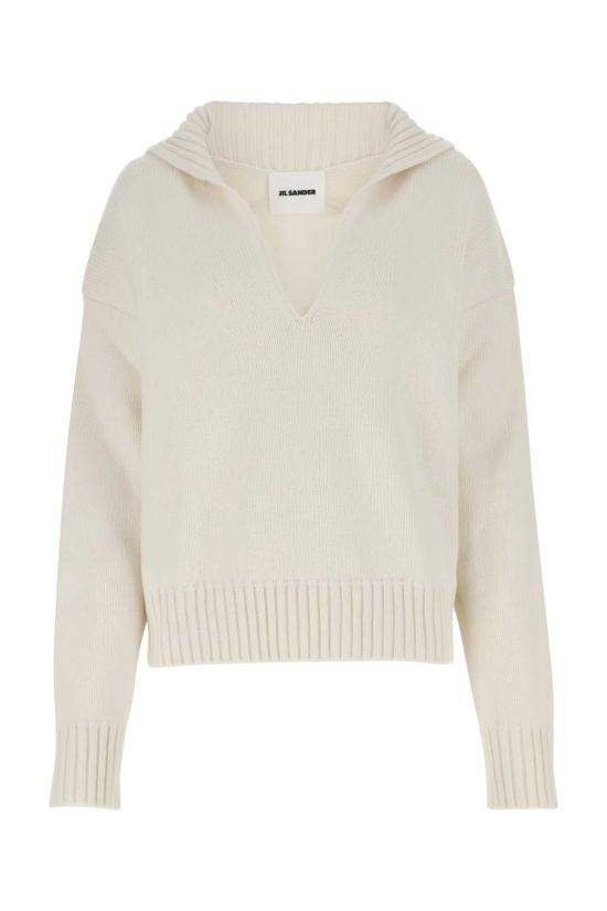  질샌더 스웨터 J01GP0105J13203 107 WHITE