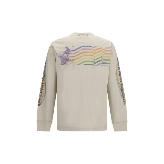  골든구스 긴팔 티셔츠 GOGUP02765P00262812539BB BEIGE - GOLDEN GOOSE