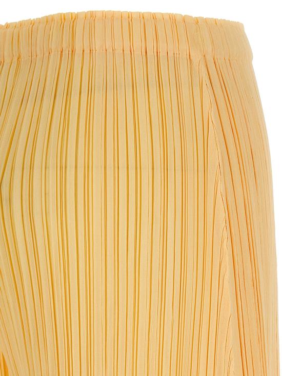 25FW 플리츠플리즈 스트레이트 팬츠 PL322520BM YELLOW - PLEATS PLEASE