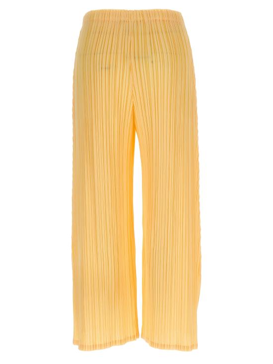 25FW 플리츠플리즈 스트레이트 팬츠 PL322520BM YELLOW - PLEATS PLEASE