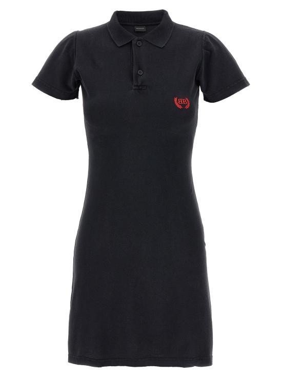 발렌시아가 폴로 티셔츠 BA312117BM BLACK