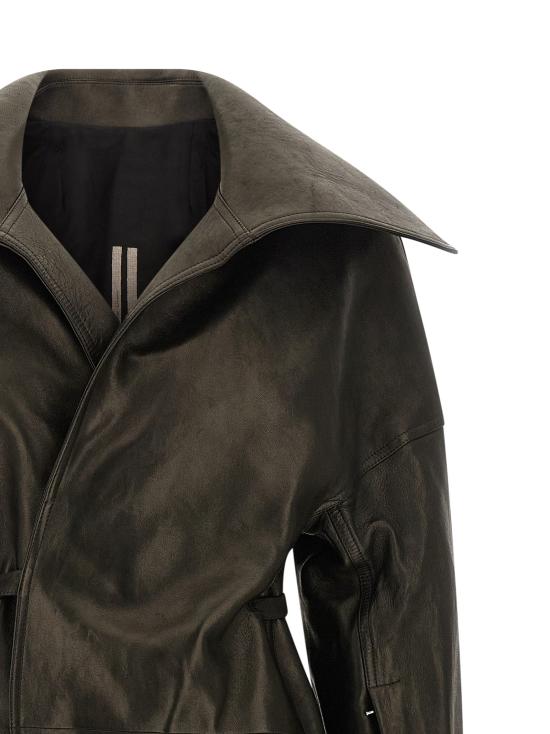 25FW 릭 오웬스 코트 RI323250BM BLACK - RICK OWENS