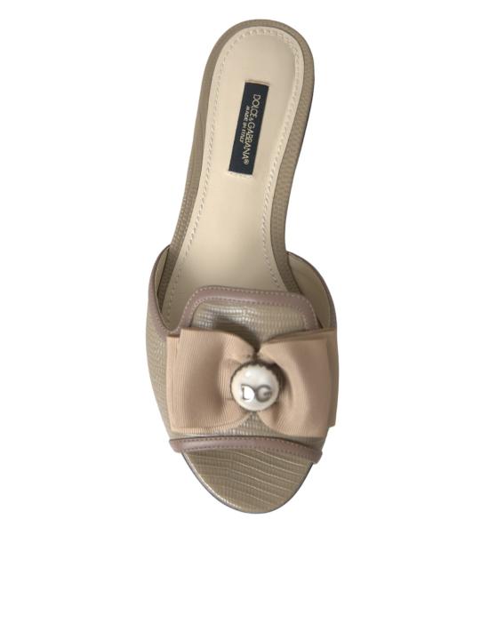  돌체앤가바나 뮬/슬리퍼 LA10971 BEIGE - DOLCE & GABBANA