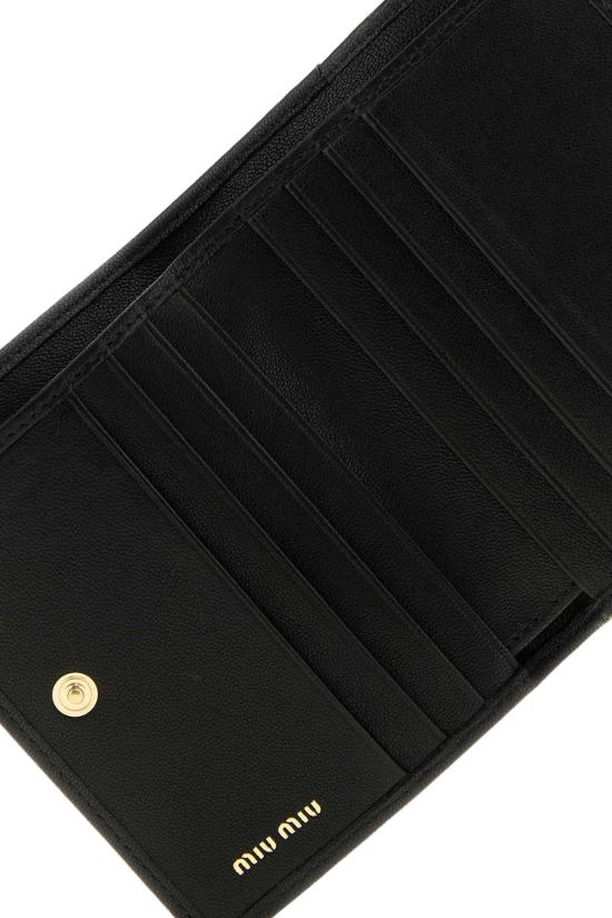 26FW 미우미우 지갑 5ML050AEFX F0002 BLACK - MIU MIU