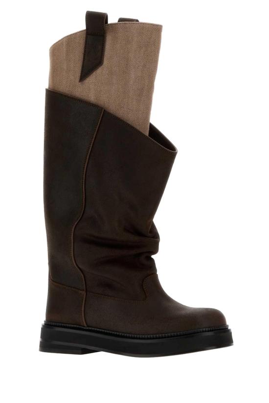 26FW 디 아티코 부츠 261WSH00902MIX124AA 215 BROWN - THE ATTICO