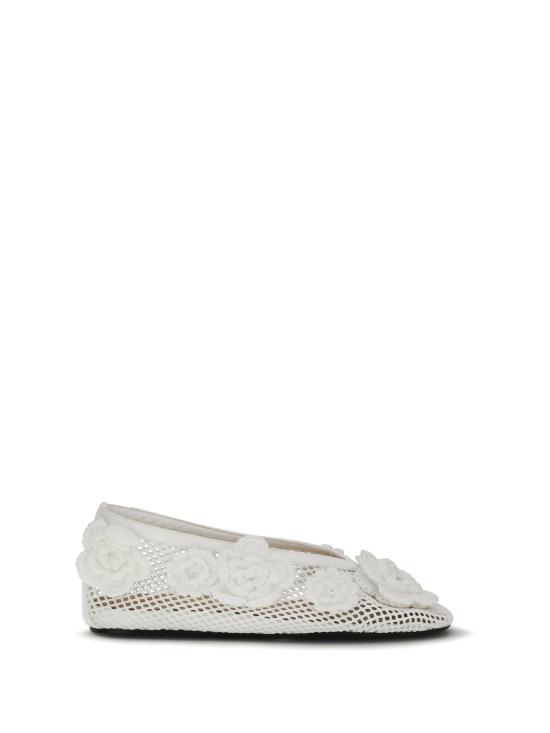 26SS 가니 플랫 슈즈 B1020179 135 WHITE