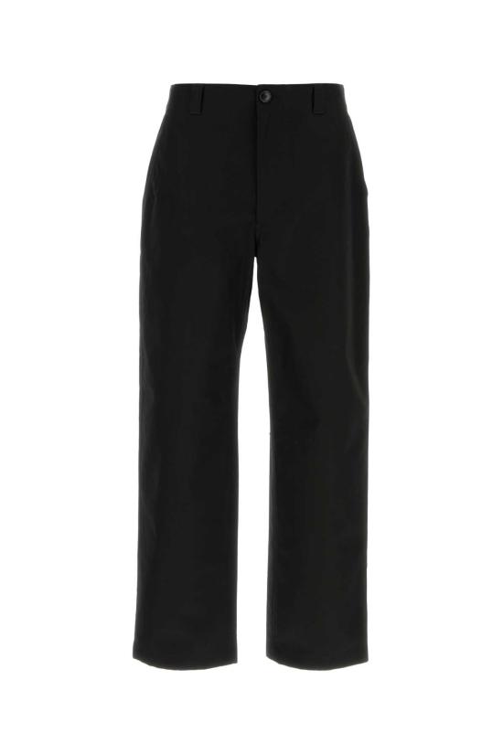 25FW 구찌 웹 디테일 코튼 트윌 팬츠 784049Z7AJV 1000 BLACK