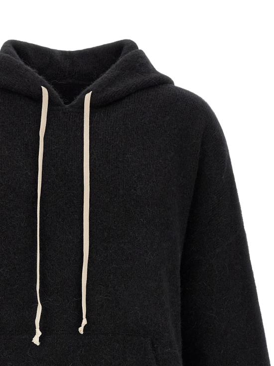 26FW 릭 오웬스 후드 티셔츠 RI339454BM BLACK - RICK OWENS