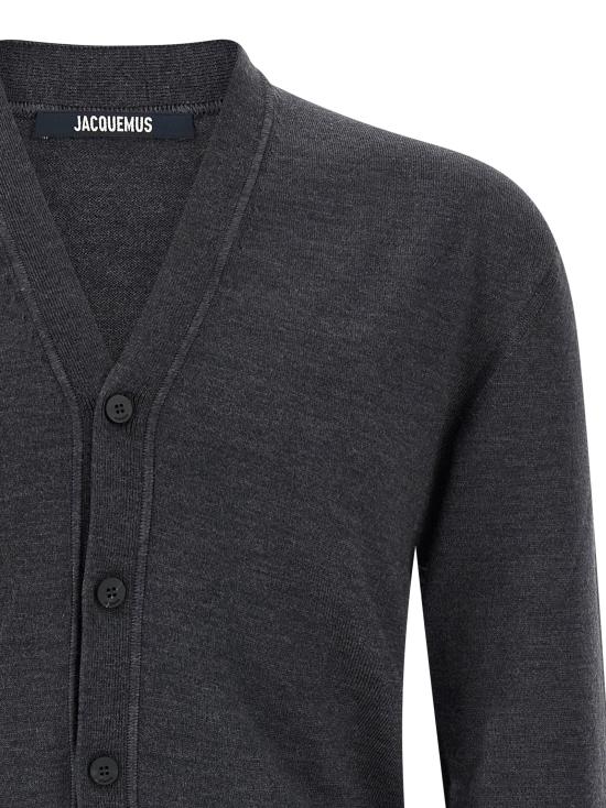 25FW 자크뮈스 가디건 JA322811BM GRAY - JACQUEMUS