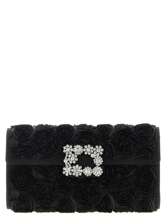 25FW 로저비비에 클러치/파우치 RO318150BM BLACK