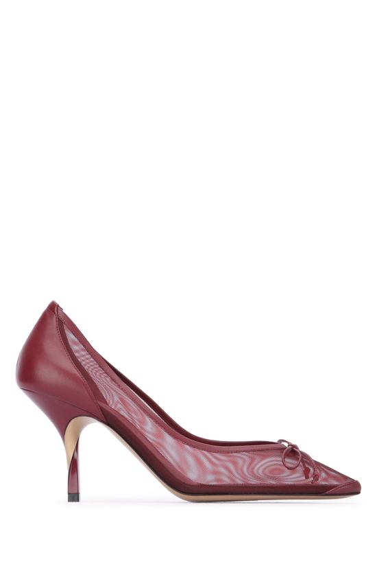 25FW 자크뮈스 힐/펌프스 FOW00178AW00661 490 BURGUNDY