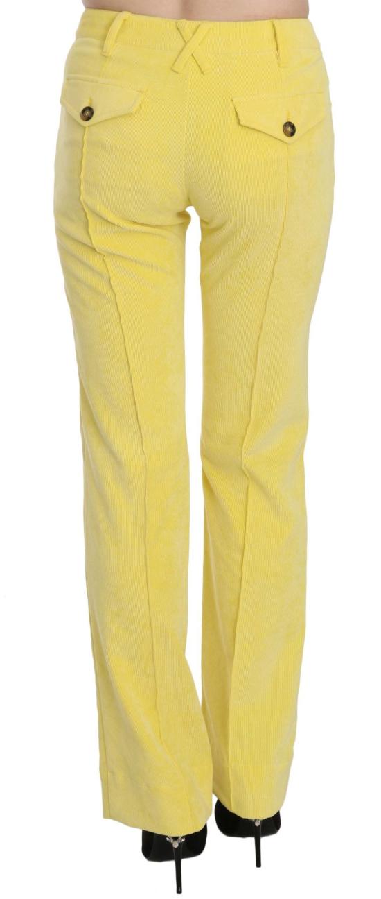  저스트까발리 스트레이트 팬츠 PAN70338 YELLOW - JUST CAVALLI