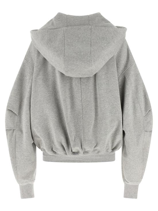26SS 디 아티코 후드 티셔츠 TH326209BM GRAY - THE ATTICO