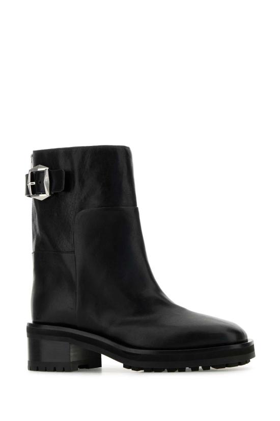 25FW 지미추 브루클린 50 바이커 부츠 BROOKLYNAB50WLZ BLACK - JIMMY CHOO