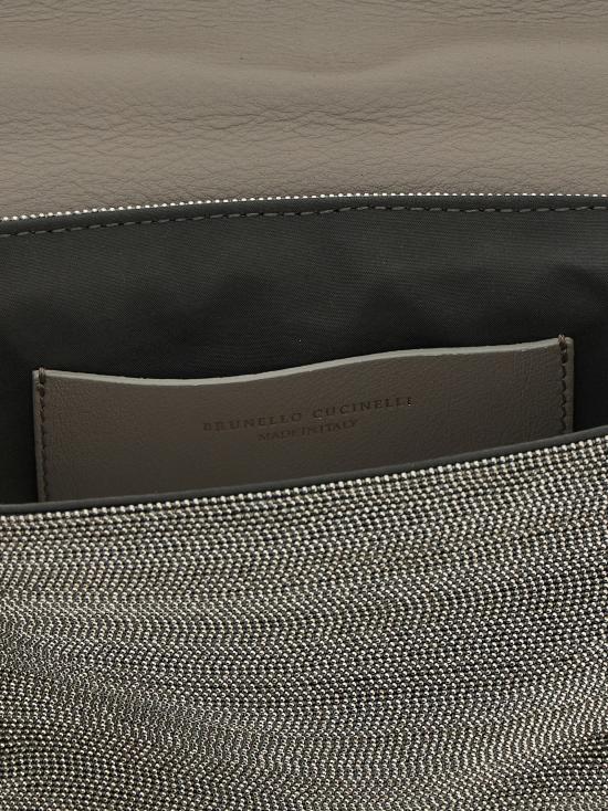 26SS 브루넬로 쿠치넬리 클러치/파우치 BR325315BM SILVER - BRUNELLO CUCINELLI