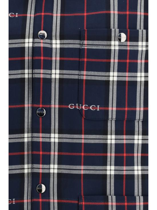 26SS 구찌 셔츠 853013ZAUAC 4069 BLUE - GUCCI