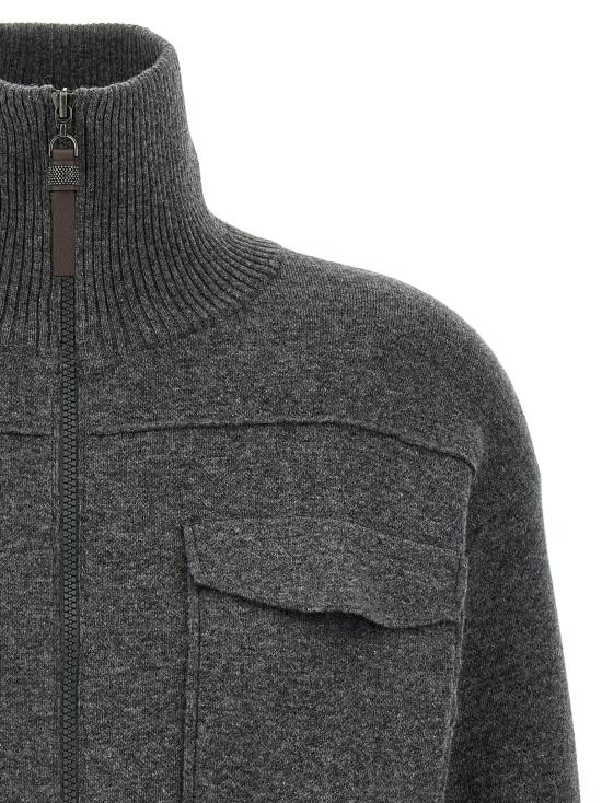 26FW 브루넬로 쿠치넬리 가디건 BR312656BM GRAY - BRUNELLO CUCINELLI