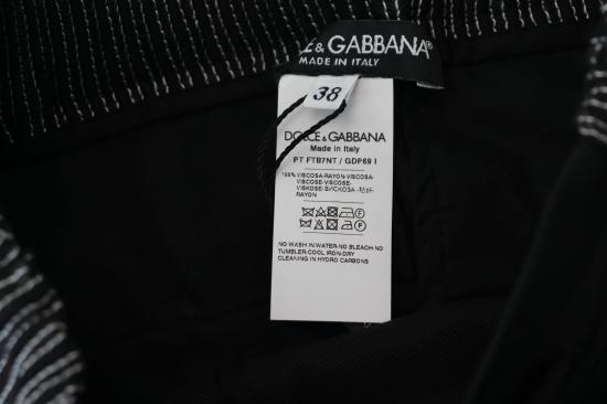  돌체앤가바나 스트레이트 팬츠 PAN74204 BLACK - DOLCE & GABBANA