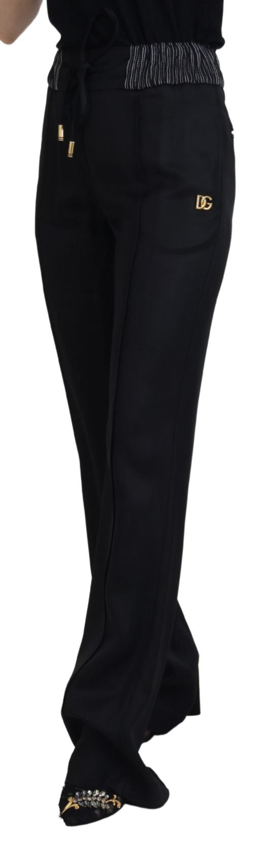  돌체앤가바나 스트레이트 팬츠 PAN74204 BLACK - DOLCE & GABBANA