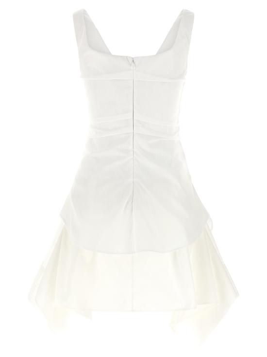 26SS 알렉산더 맥퀸 원피스 MC333801BM WHITE - ALEXANDER MCQUEEN