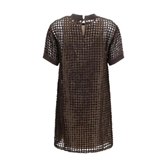 26SS 브루넬로 쿠치넬리 원피스 BRMCBR11A90C8589BB BROWN - BRUNELLO CUCINELLI