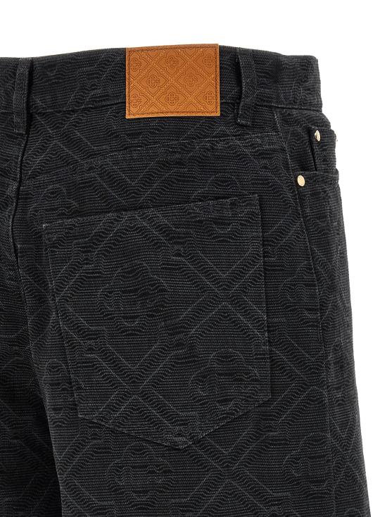 26SS 카사블랑카 숏팬츠 CA328963BM BLACK - CASABLANCA