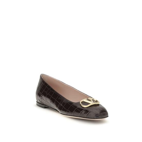 26FW 발렌티노 가라바니 플랫 슈즈 VA9W2S0PI8LURRELBB BROWN - VALENTINO GARAVANI