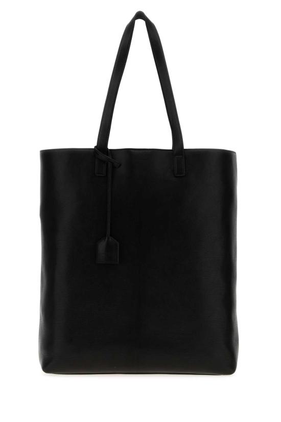 26FW 생로랑 볼드 쇼핑 백 676657AAEL5 1000 BLACK