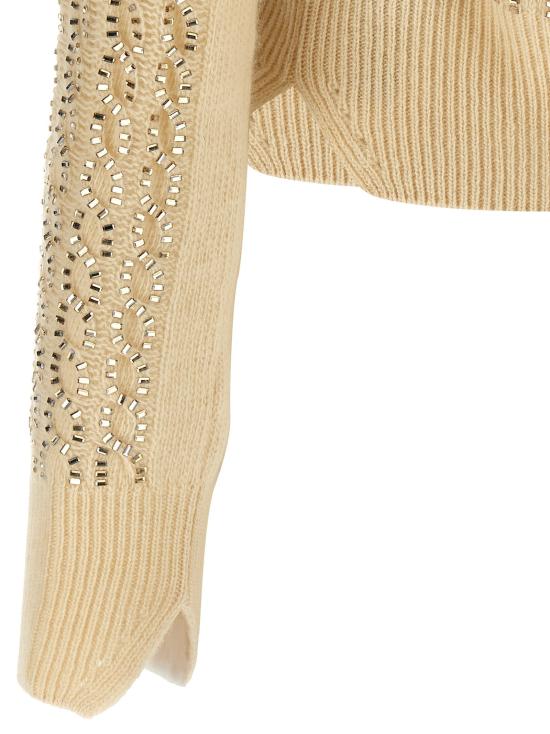 25FW 에르마노 설비노 스웨터 ER322463BM BEIGE - ERMANNO SCERVINO