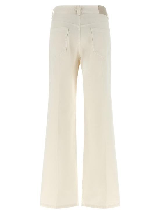 26SS 브루넬로 쿠치넬리 데님 팬츠 BR328882BM WHITE - BRUNELLO CUCINELLI