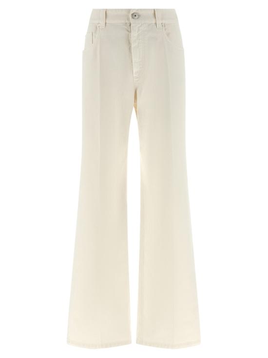 26SS 브루넬로 쿠치넬리 데님 팬츠 BR328882BM WHITE