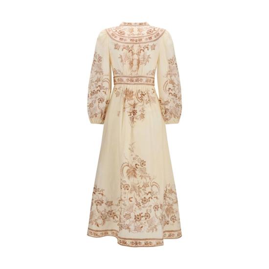 26FW 짐머만 원피스 ZI3501DSS262CRTFLBB BEIGE - ZIMMERMANN