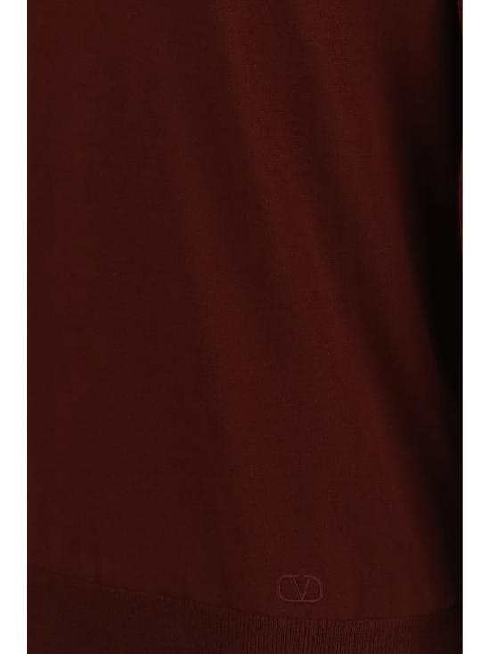 26FW 발렌티노 가라바니 탑 9V3KP04UBH9 697 BURGUNDY - VALENTINO GARAVANI