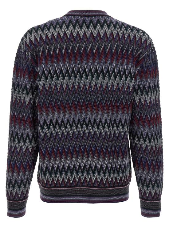 25FW 미소니 스웨터 MI317772BM NAVY - MISSONI