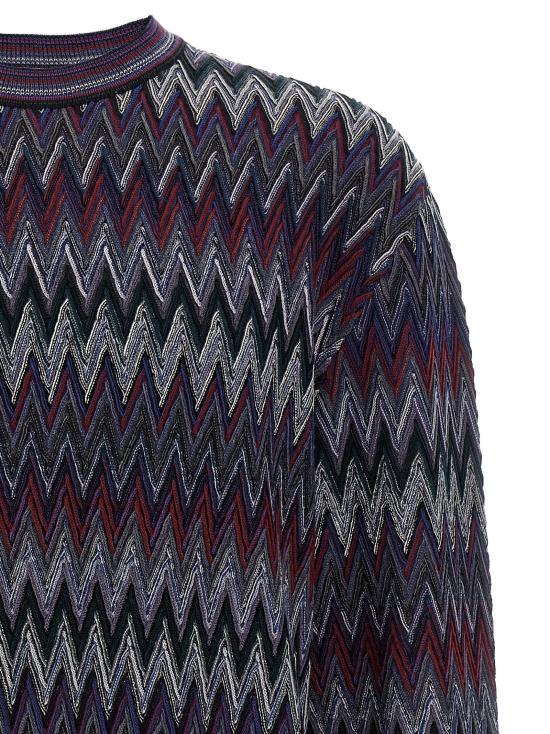 25FW 미소니 스웨터 MI317772BM NAVY - MISSONI