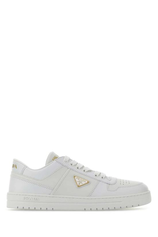  프라다 다운타운 볼드 레더 스니커즈 1E792MFBE303LPH F0009 WHITE