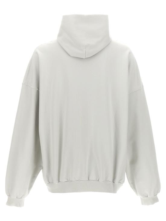  발렌시아가 후드 티셔츠 BA305459BM WHITE - BALENCIAGA