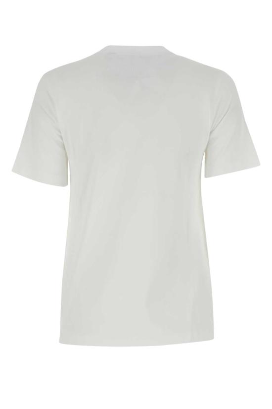 26SS 버버리 자수 오크 리프 크레스트 코튼 티셔츠 8069109 A1464 WHITE - BURBERRY