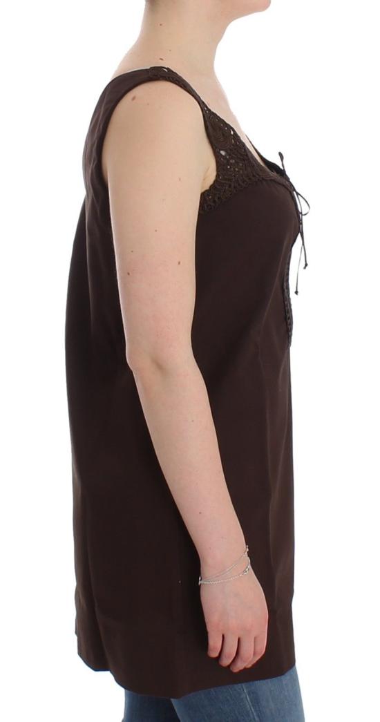  에르마노 설비노 튜닉 SIG12584 BROWN - ERMANNO SCERVINO