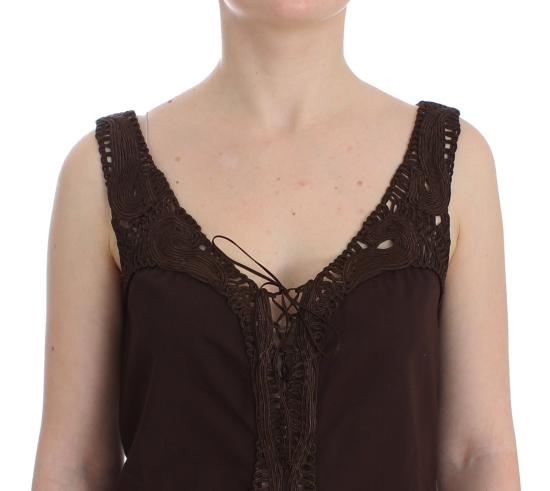  에르마노 설비노 튜닉 SIG12584 BROWN - ERMANNO SCERVINO