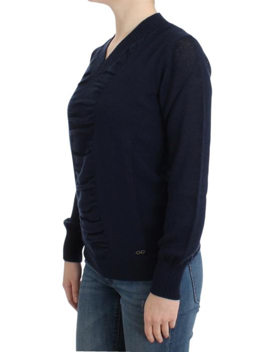  커스텀네셔널 스웨터 SIG12054 NAVY - COSTUME NATIONAL