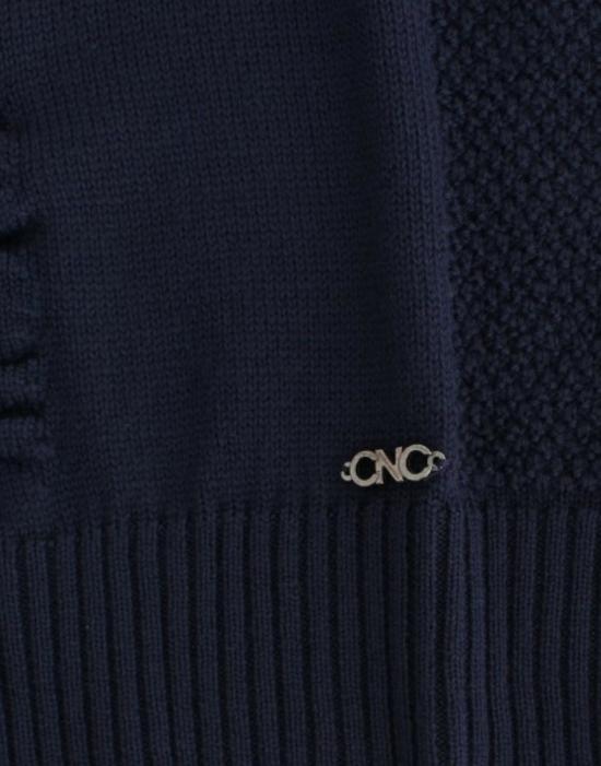  커스텀네셔널 스웨터 SIG12054 NAVY - COSTUME NATIONAL