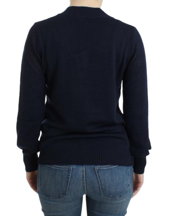  커스텀네셔널 스웨터 SIG12054 NAVY - COSTUME NATIONAL