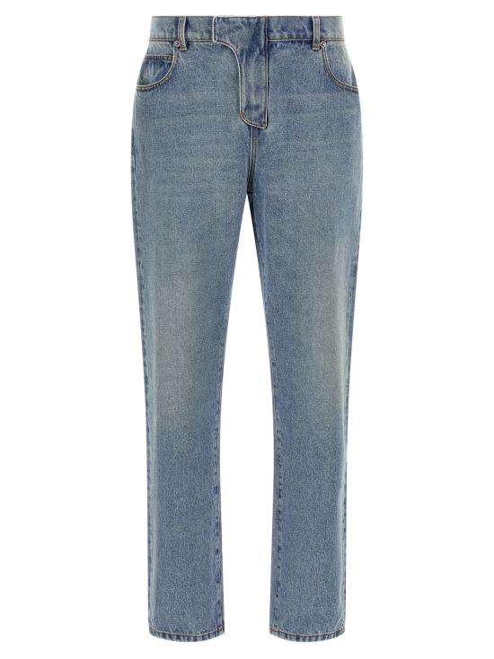 25FW 발망 데님 팬츠 BA318827BM BLUE