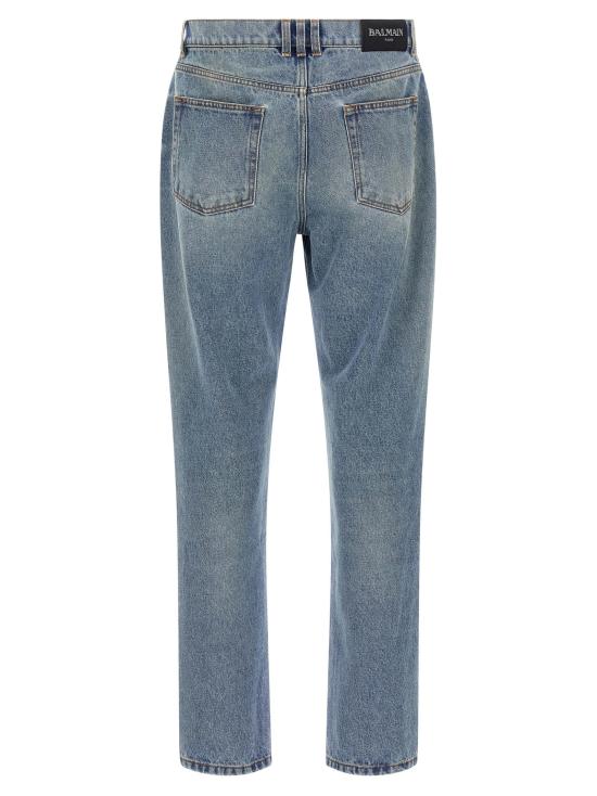 25FW 발망 데님 팬츠 BA318827BM BLUE - BALMAIN