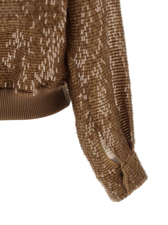 26SS 브루넬로 쿠치넬리 가디건 BR334707BM BROWN - BRUNELLO CUCINELLI