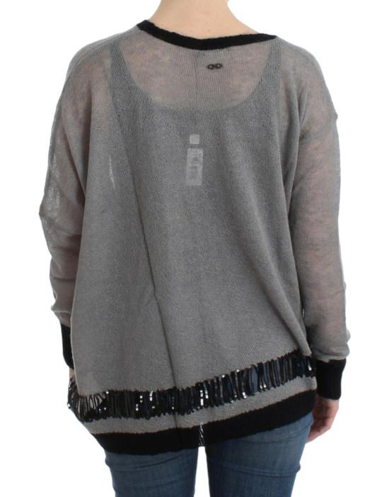  커스텀네셔널 스웨터 SIG12049 GRAY - COSTUME NATIONAL