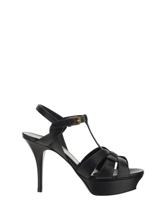 26FW 생로랑 트리뷰트 플랫폼 샌들 315490BDA00 1000 BLACK