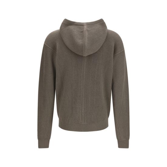 26SS 릭 오웬스 후드 티셔츠 RIRU01F261434BB GRAY - RICK OWENS