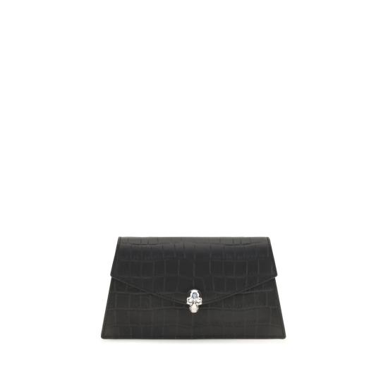 26FW 알렉산더 맥퀸 클러치/파우치 AL8746981HBT21000BB BLACK
